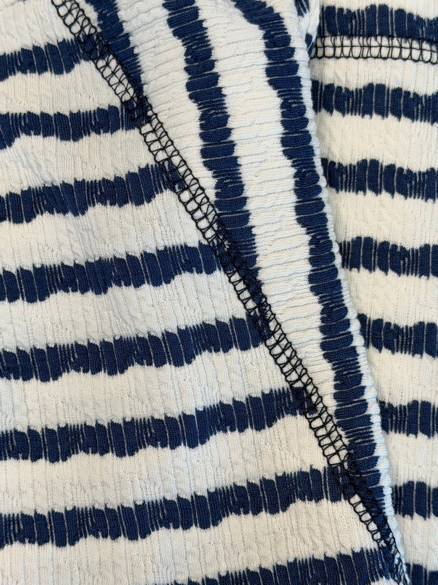 Stripe Textured Knit Top