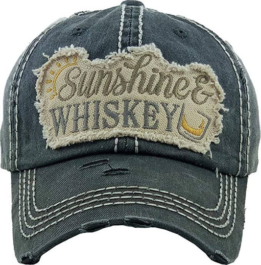 Sunshine & Whiskey Vintage Hat