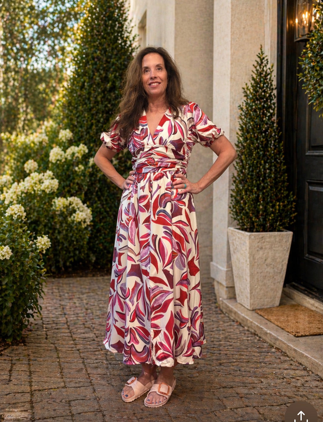 Floral Printed Midi Dress