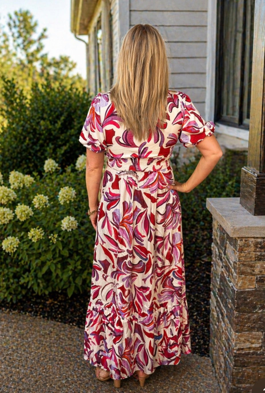 Floral Printed Midi Dress