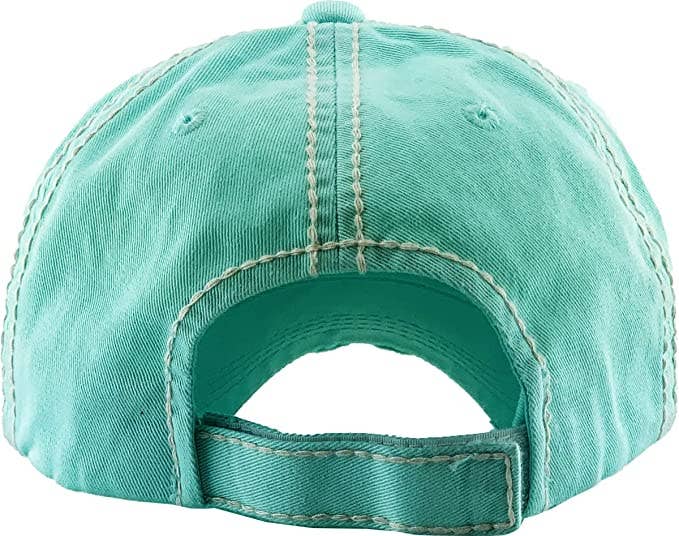 Vintage Patch Hat - Beach Girl (Mint)
